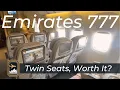 Emirates 777 Economy A Review of the Twin Seats - Worth the Extra DXB to FCO