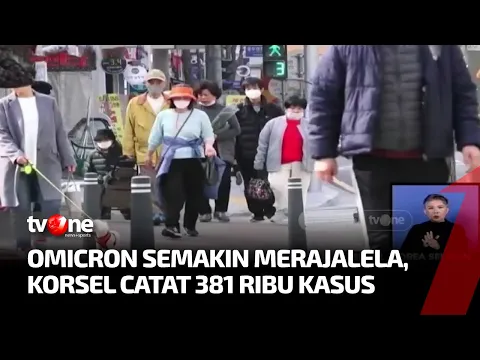 Korsel Catatkan 381 Ribu Kasus Covid-19 Varian Omicron