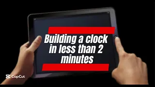 Build a Clock in JUST 2 Minutes React JavaScript
