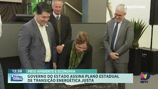SC assina plano de transição energética justa no Sul do estado