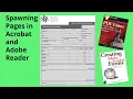 Spawning Pages in Acrobat Pro DC and Adobe Reader DC