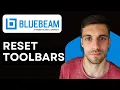 How to Reset Bluebeam Toolbars 2026 Customized Toolbars
