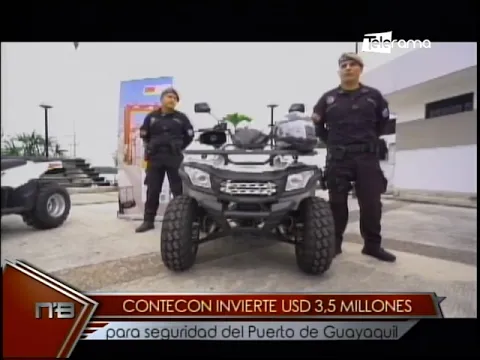 Contecon invierte USD 3.5 millones para seguridad del puerto de Guayaquil