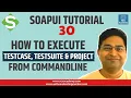 SoapUI Tutorial - Run TestCase TestSuite Project from CommandLine