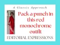 Download Lagu Pack a punch in this red monochrome outfit
