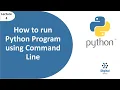Lecture-4 How to run Python Program using Command Line Window Urdu