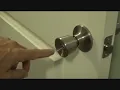 How to unlock a bedroom door without a key