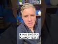 Final texts Lindsay Clancy sent