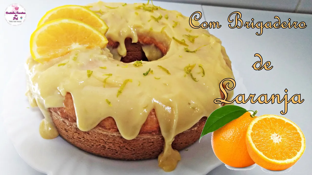 Calda de LARANJA | para BOLO, TORTAS ou SOBREMESAS ( 2 INGREDIENTES )