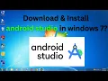How to Download Install Android Studio in Windows 7
