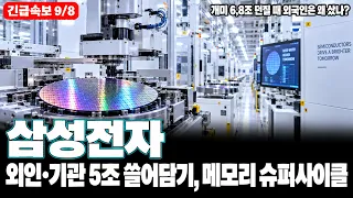 [삼성전자 주가 전망] 개미가 6.8조 던질 때 외국인·기관은 왜 삼성전자를 쓸어 담았을까요