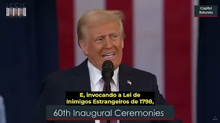Primeiro discurso de Donald Trump após tomar posse (legendado)