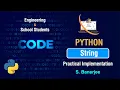 Python Strings Tutorial How To Use Strings In Python Python Tutorial String in Python