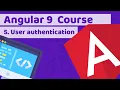 Angular course Lesson 5 User Authentication with Angular 9