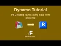 08-Dynamo tutorial Creating levels using data from excel