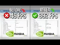🔧 NVIDIA CONTROL PANEL: BEST SETTINGS TO BOOST FPS FOR GAMING 🔥 | Optimize NVIDIA ✔️