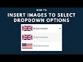 Select image dropdown in options jQuery css