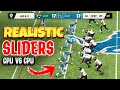 REALISTIC Madden 23 SLIDERS - CPU vs CPU Version 1 0