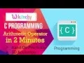 c programming arithmetic operator arithmetic operator c language c wikitechy com