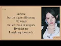 BABYMONSTER  Off My Face Lyrics (OG:Justin Bieber)|pharita, anyone, roar, Chiquita of my face lyrics
