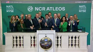 The NYSE welcomes NCR Atleos NYSE NATL to Ring The Opening Bell