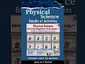 Physical Science Vocabulary Bundle of Foldable Color by Number Activities