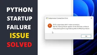 Python IDLE Startup Failure Problem Solved in Windows 11 Pahadi Coder