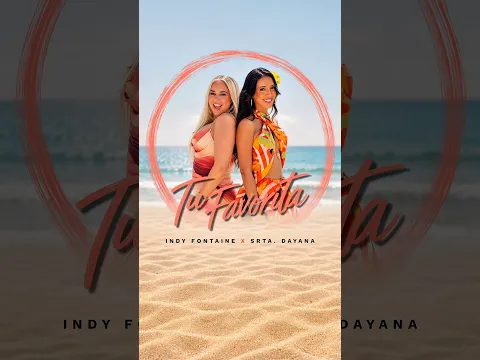 “Tu Favorita” llega este 10 de septiembre.  ¿Están listos? 💜#TuFavorita #IndyFontaine #SrtaDayana"