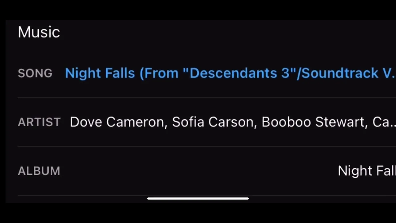 Nights falls descendants 3! Nights falls descendants 3!