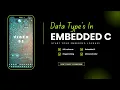 Data Types in Embedded C 8051 Microcontroller