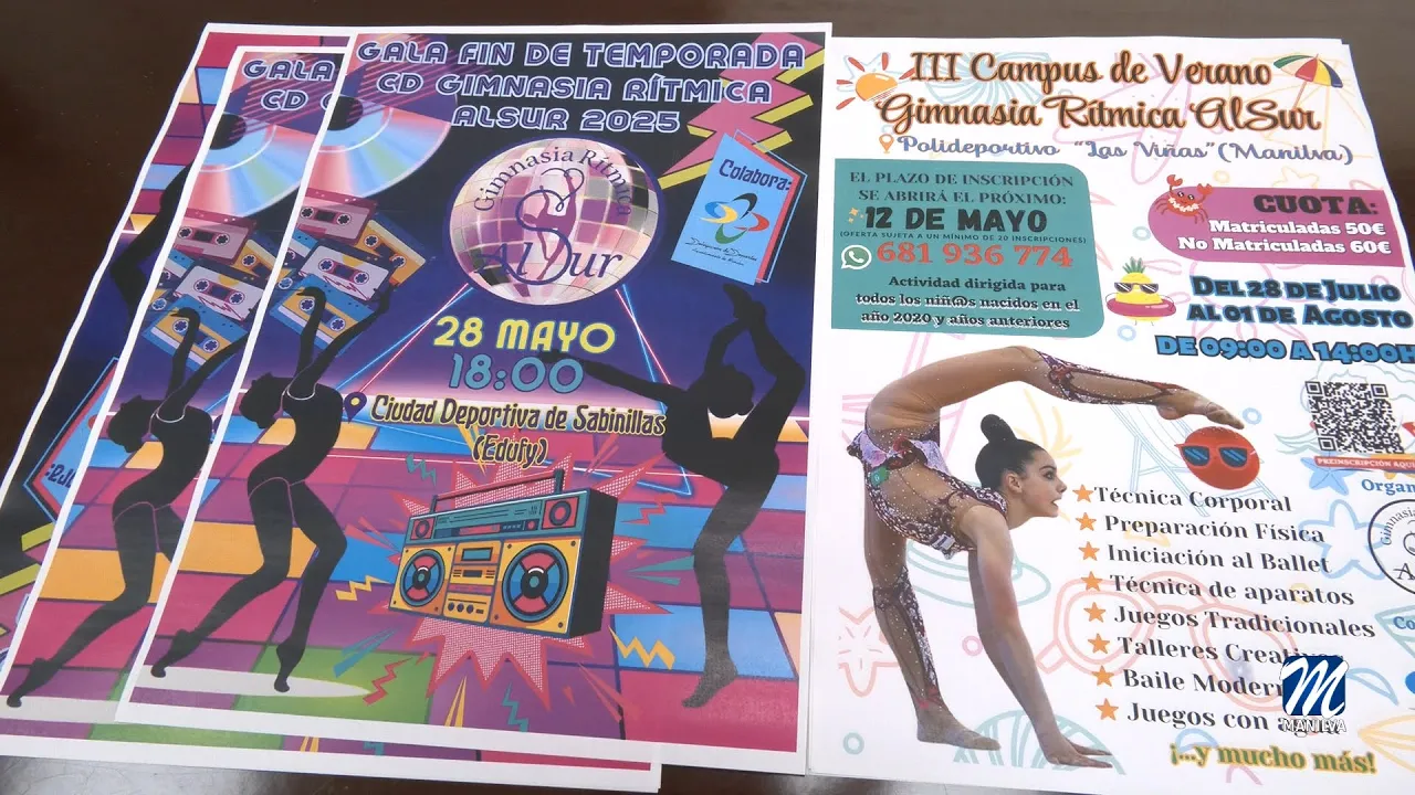 Inscripciones para el Campus de verano de Gimnasio Rítmica