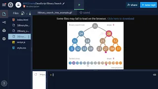 JavaScript Binary Search