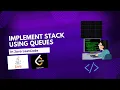 Leetcode - 73 Implement stacks using Queues Java DSA Placement Algo Craft