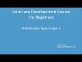 04 Primitive Data Types in Java - 2