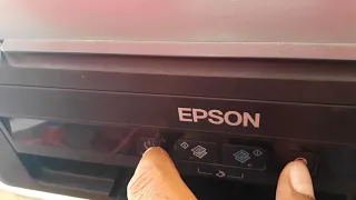 طريقة عمل فورمات او تنظيف رؤوس الحبر للطابعة ايبسون بدون حاسوب Epson 
