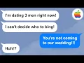 Download Lagu 【Apple】Crazy future MIL is dating 3 men at once and wants to bring them all to my wedding. [Jumbo]