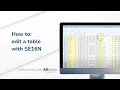 How to edit a table with SE16N