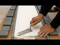 Download Lagu De toepassing van wit cement en grind is de laagste kosten voor het maken van terrazzo