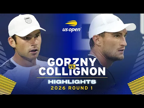 Sebastian Gorzny vs. Raphael Collignon Highlights | 2026 US Open Round 1 - YouTube thumbnail