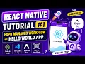React Native Hello World App Tutorial Expo Managed Workflow Full Setup Introduction IT WALA