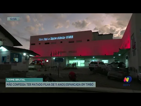 Timbó: mãe confessa ter assassinado filha de 11 anos