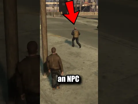 THIS HAPPENS IF YOU FOLLOW AN NPC IN ALL GTA GAMES 😨 #gta5 #shorts #youtube