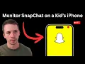 How to monitor SnapChat on a kids iPhone