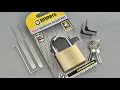 1345 Opened 3 Ways Brinks Commercial Padlock Model 671-50001