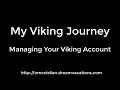 My Viking Journey Managing Your Viking Account