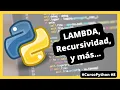 Domina las Funciones Lambda y Recursividad en Python en una Sola Sesion