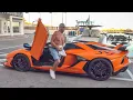 Download Lagu Billionaire Boss \u0026 Girlfriend arriving with his LAMBORGHINI AVENTADOR SVJ at Puerto Banus Marbella!!