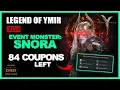 Lagu Legend of Ymir - Event Monster (Snora) SENDING Coupons LIVE 9 🔴