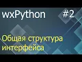 wxPython General Interface Structure