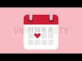 Calendar with Heart Icon Animation MOV GIF